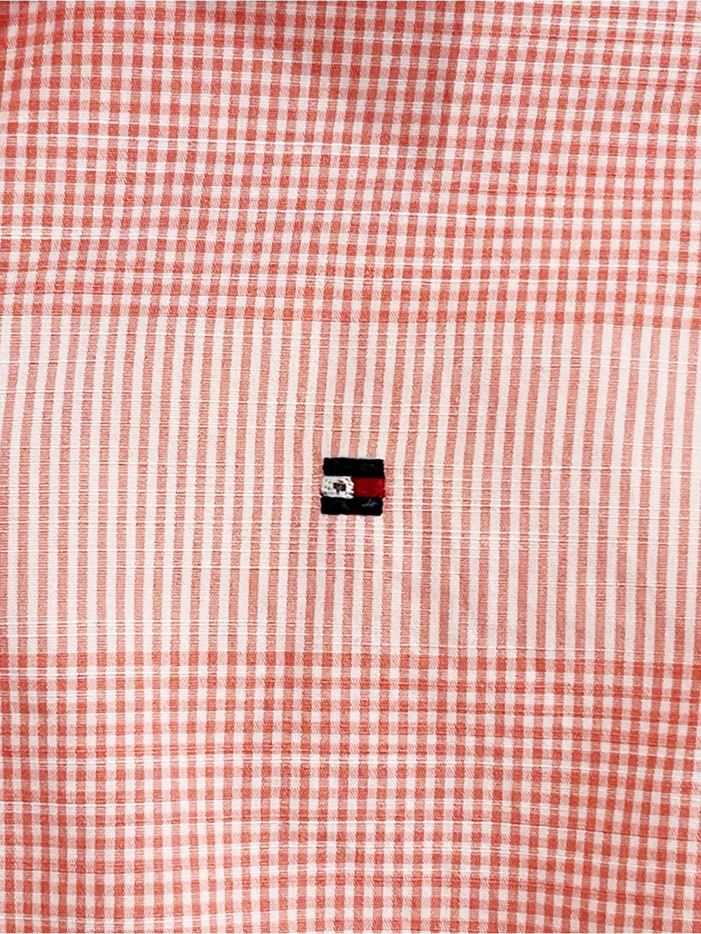 Tommy‎ Hilfiger Pink Plaid Gingham Shirt Dress Tie Waist Coastal Preppy Size 16 - Picture 10 of 14